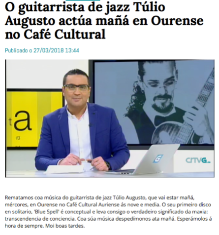 Túlio Augusto_Ourense_Clipping_TV_Guitar